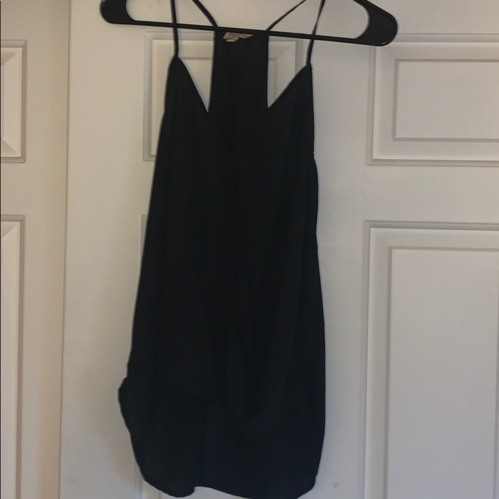 Black tank top